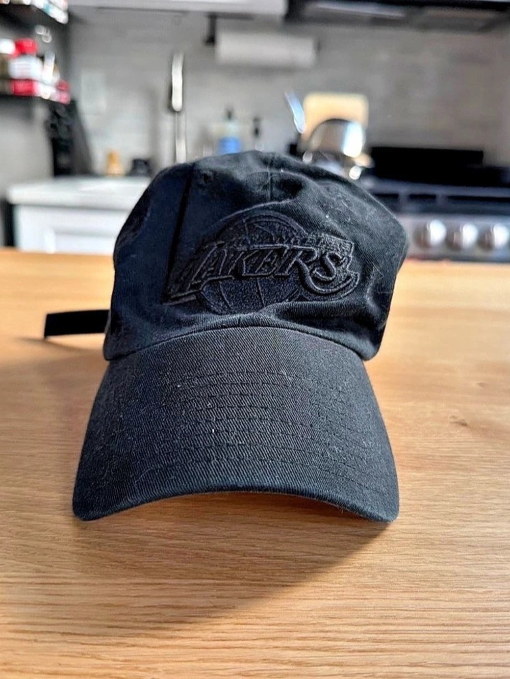 Mitchell & Ness Black Logo Hat Like New